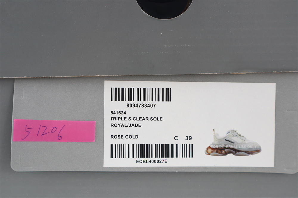 SALE NO QC alenciaga CLEAR Grey SALE NO QC alenciaga CLEAR Grey