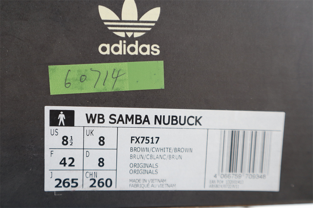 adidas Samba Wales Bonner Dark Brown adidas Samba Wales Bonner Dark Brown
