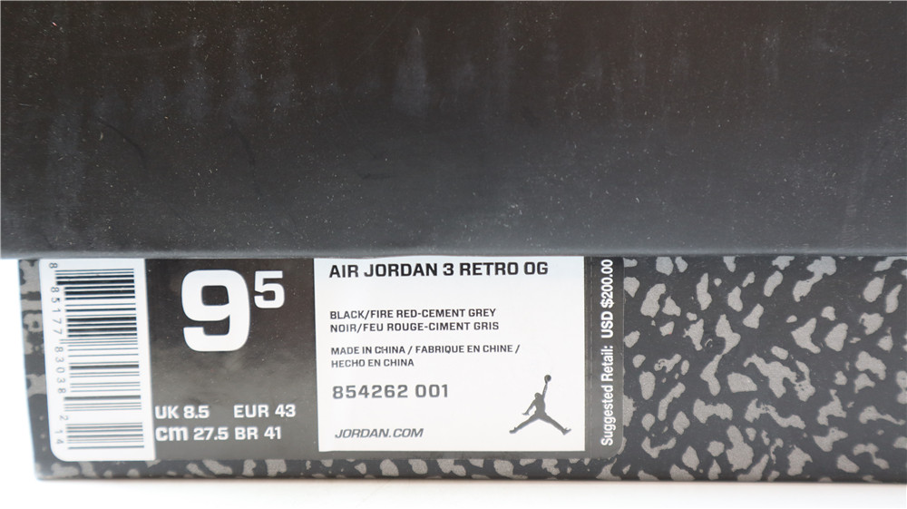 best Jordan 3 Retro Black Cement (2018) best Jordan 3 Retro Black Cement (2018)
