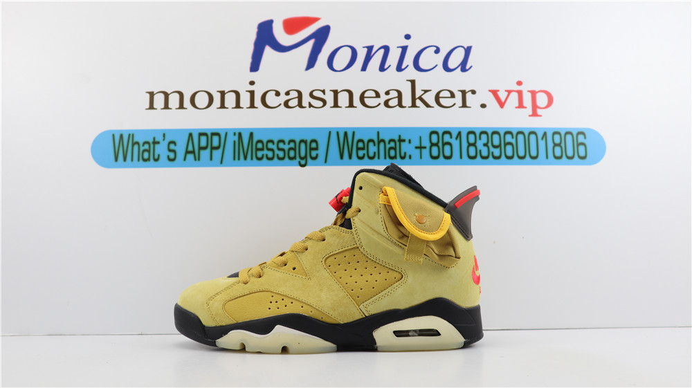 Travis Scott X Air Jordan 6 Wheat Yellow Travis Scott X Air Jordan 6 Wheat Yellow