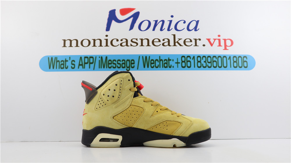 Travis Scott X Air Jordan 6 Wheat Yellow Travis Scott X Air Jordan 6 Wheat Yellow