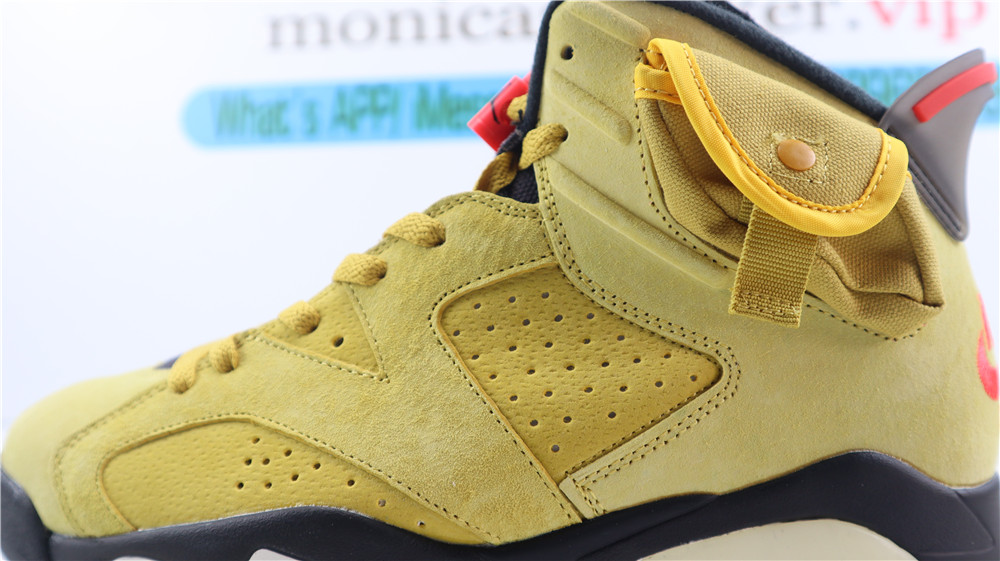 Travis Scott X Air Jordan 6 Wheat Yellow Travis Scott X Air Jordan 6 Wheat Yellow
