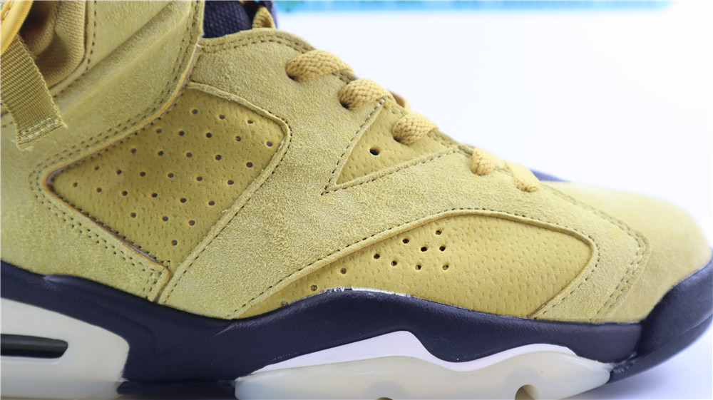 Travis Scott X Air Jordan 6 Wheat Yellow Travis Scott X Air Jordan 6 Wheat Yellow