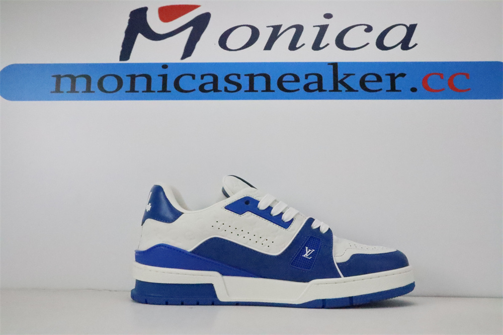 L*V Blue Monogram Trainers L*V Blue Monogram Trainers