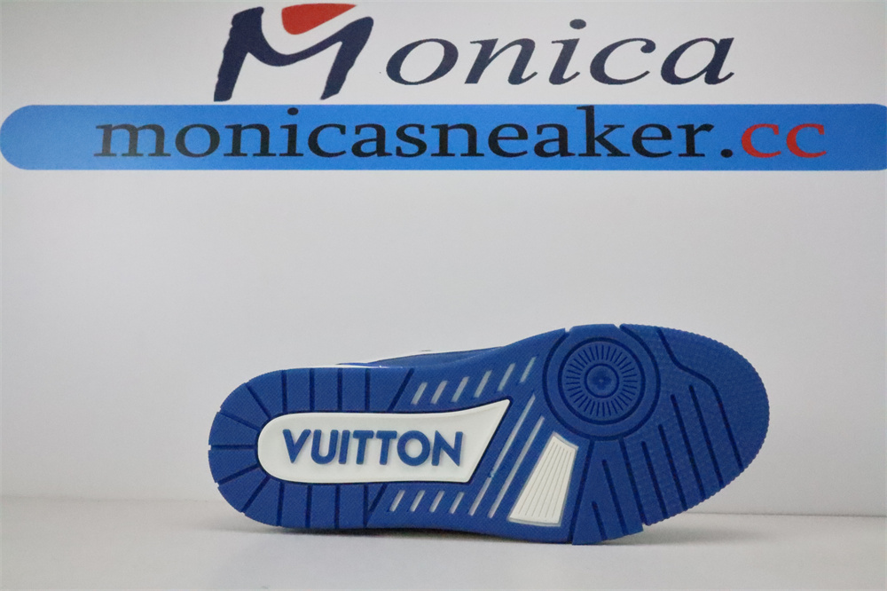 L*V Blue Monogram Trainers L*V Blue Monogram Trainers