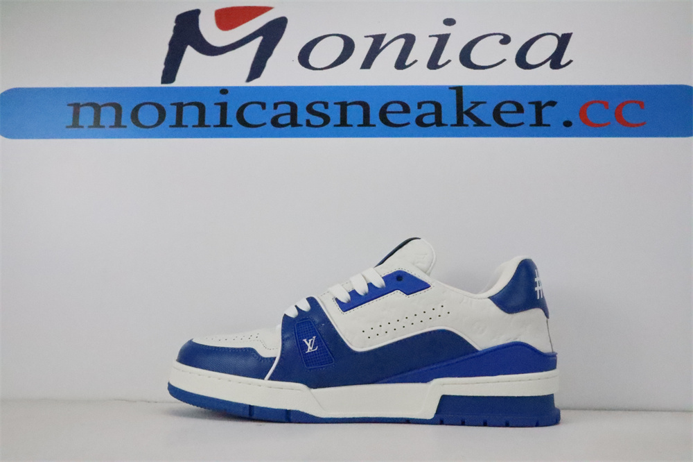 L*V Blue Monogram Trainers L*V Blue Monogram Trainers