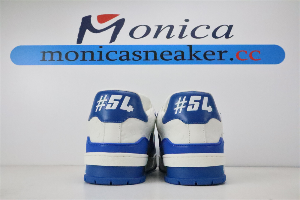 L*V Blue Monogram Trainers L*V Blue Monogram Trainers