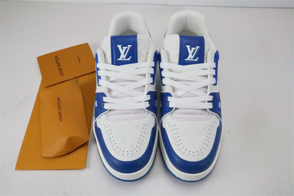 L*V Blue Monogram Trainers L*V Blue Monogram Trainers