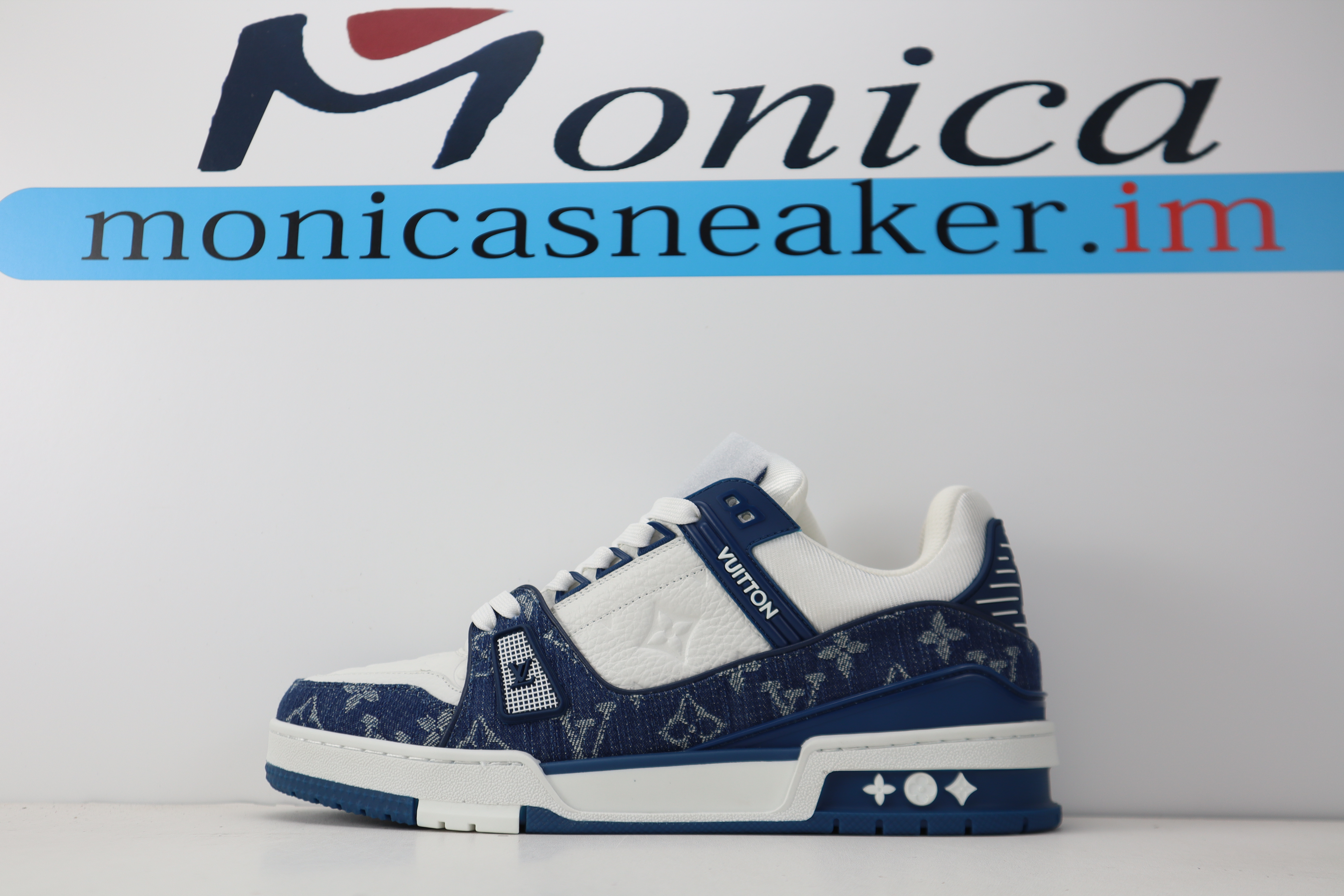 L..V TRAINER MONOGRAM DENIM L..V TRAINER MONOGRAM DENIM