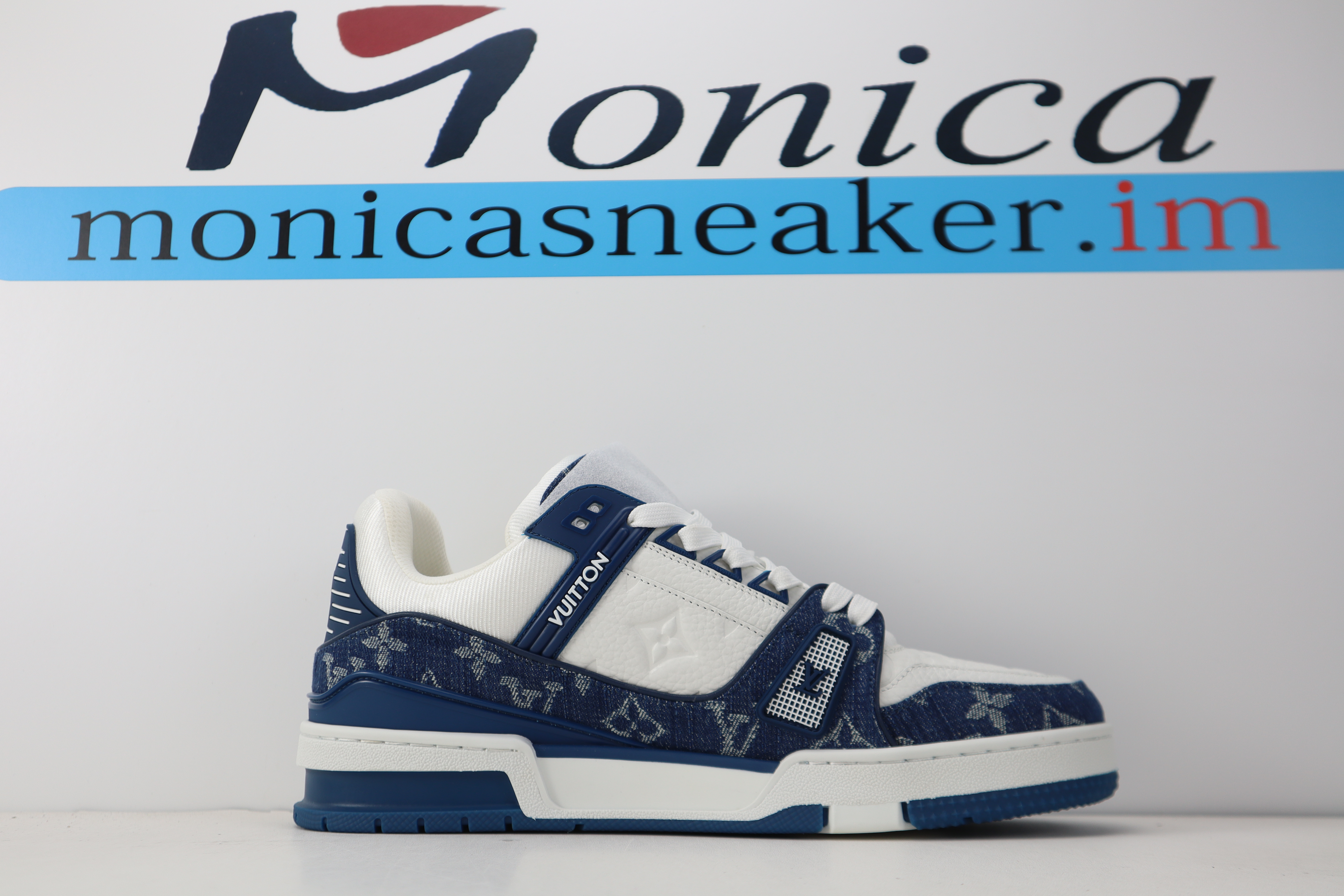 L..V TRAINER MONOGRAM DENIM L..V TRAINER MONOGRAM DENIM