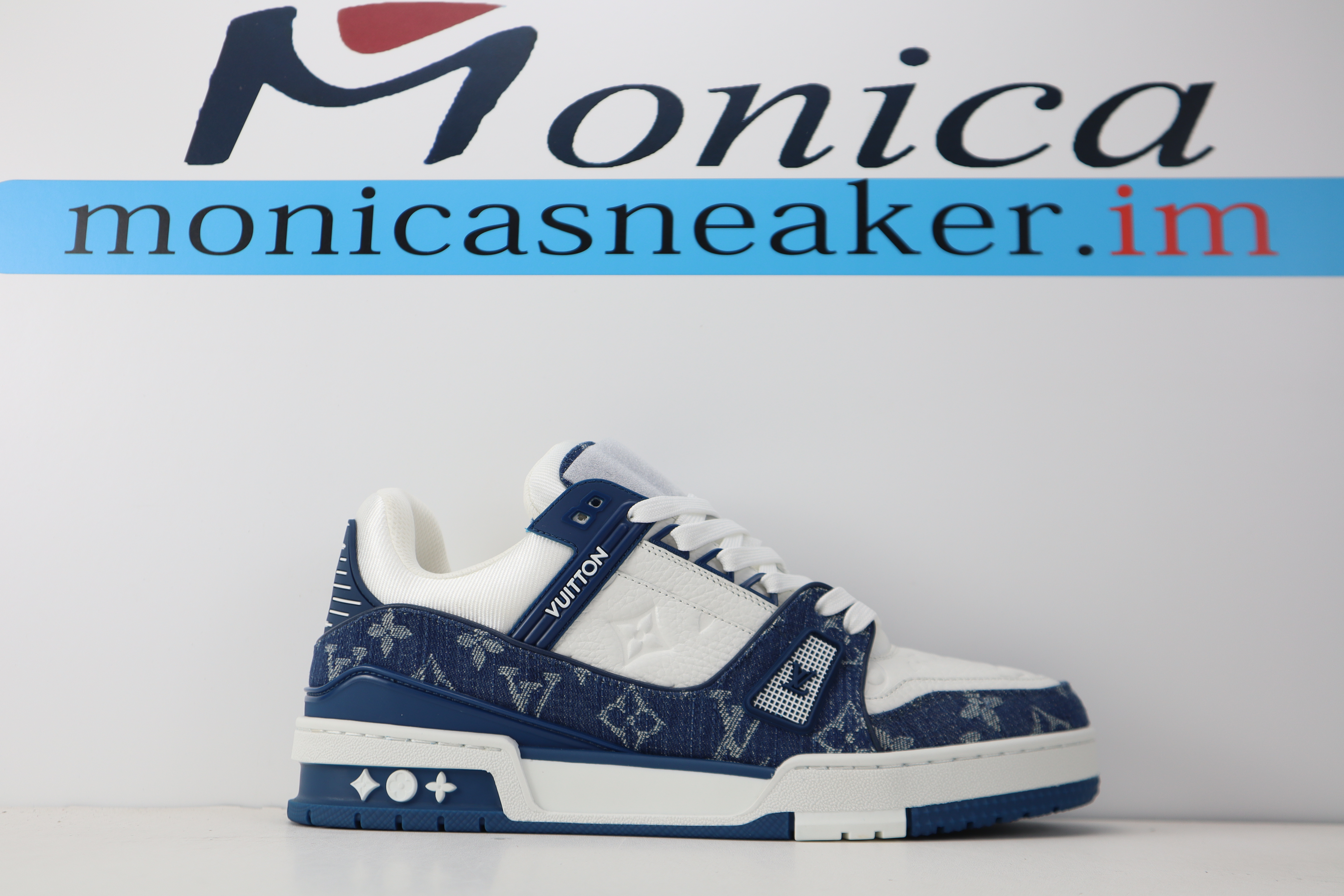 L..V TRAINER MONOGRAM DENIM L..V TRAINER MONOGRAM DENIM