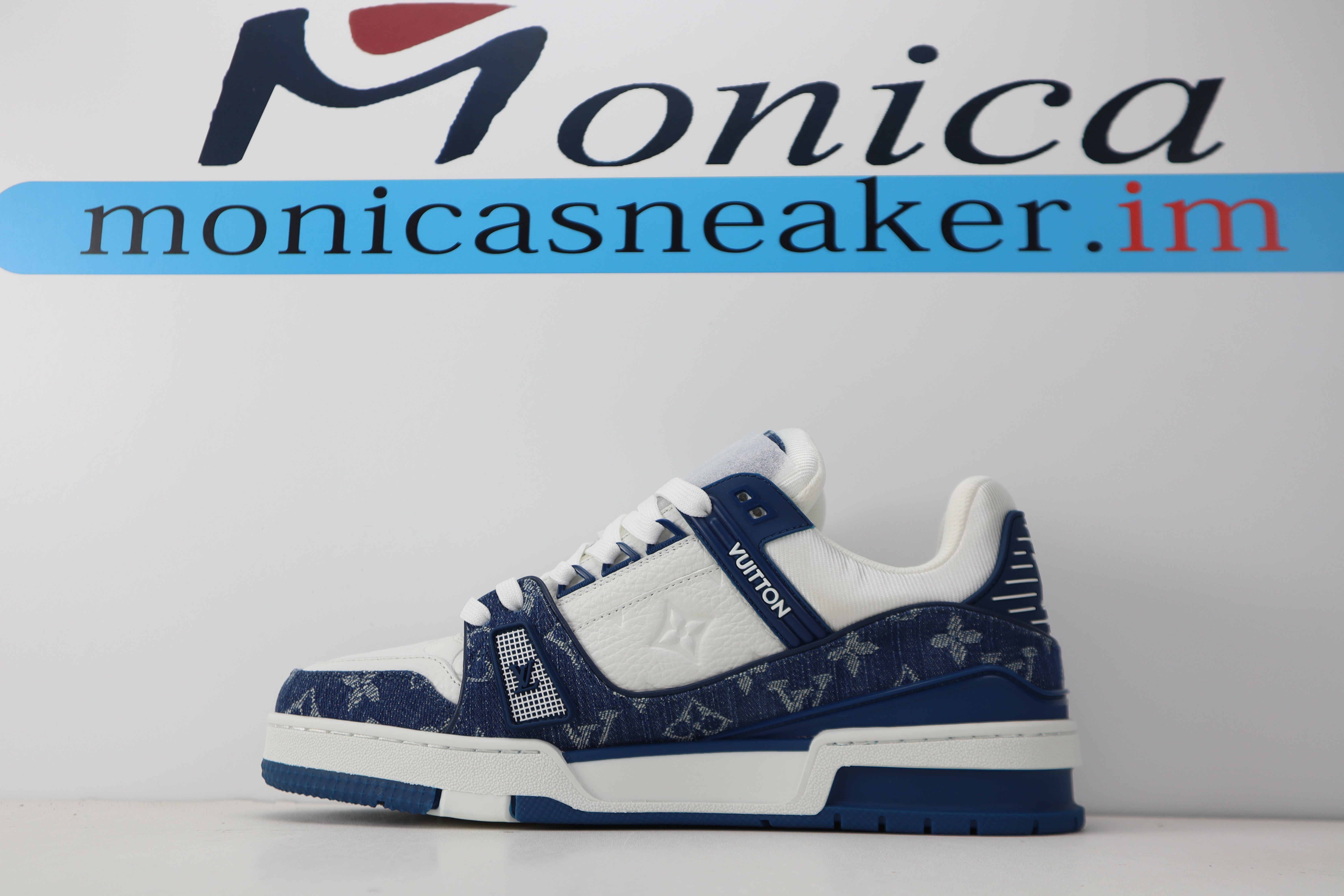 L..V TRAINER MONOGRAM DENIM L..V TRAINER MONOGRAM DENIM
